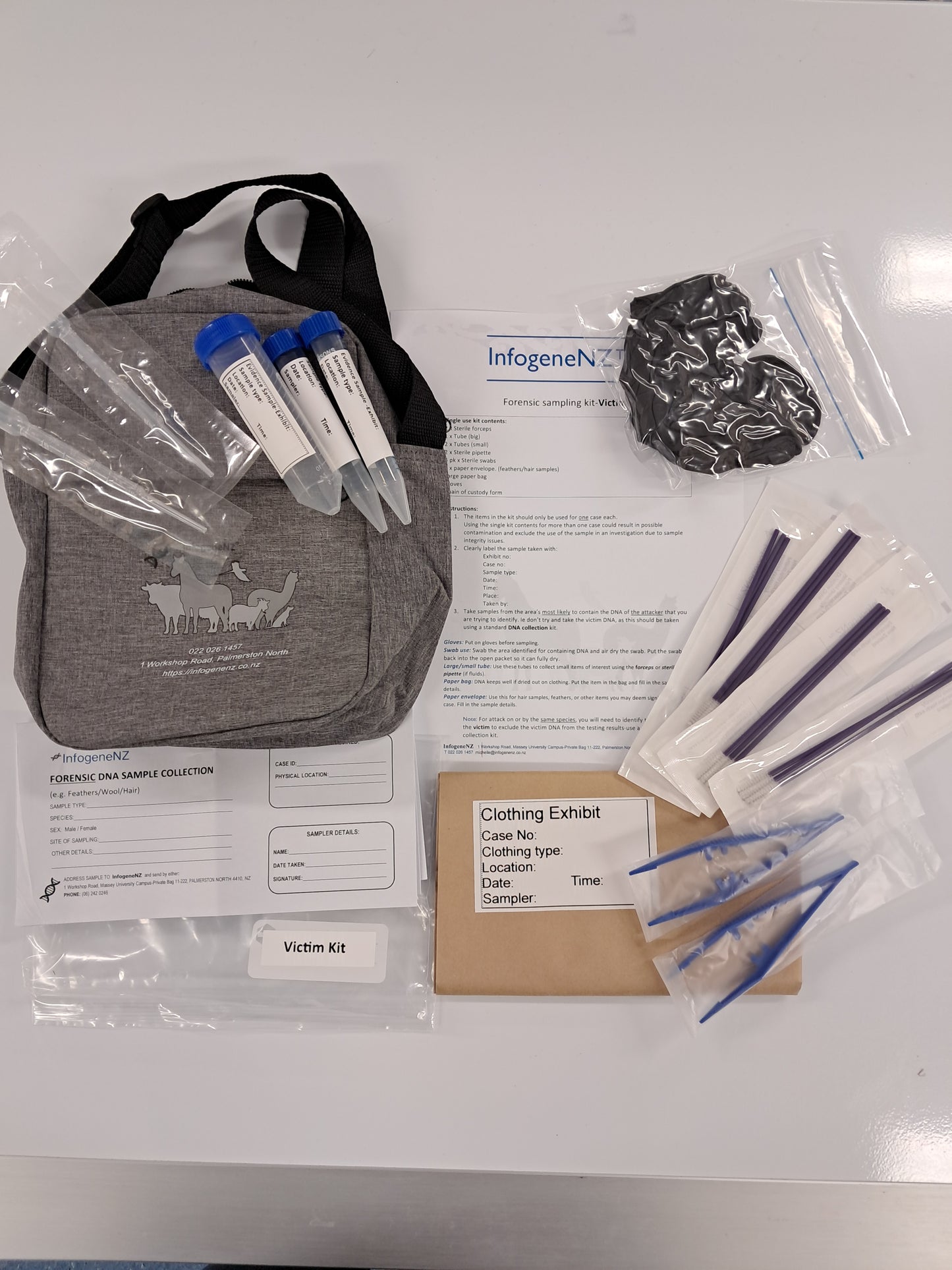 Forensic sampling kits